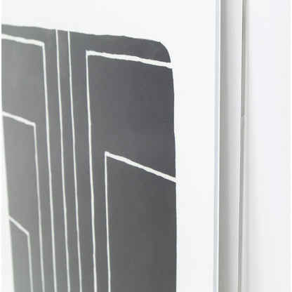 Vertigo Print Shadow Box by Four Hands in acrylic shadow box, watercolor paper. Made from acrylic, matte paper in a eclectic & global style.