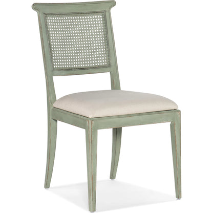 Charleston Upholstered Seat Side Chair (Set of 2) by Hooker Furniture in oyster. Made from fabric in a cottage & farmhouse style.