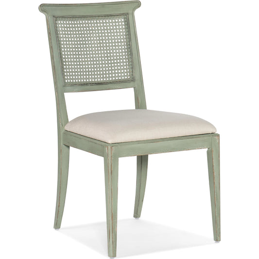 Charleston Upholstered Seat Side Chair (Set of 2) by Hooker Furniture in oyster. Made from fabric in a cottage & farmhouse style.