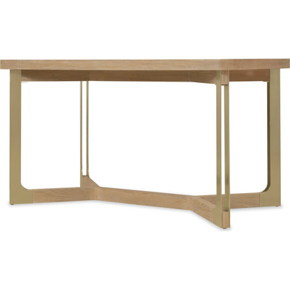 Banyon Bay Gathering Table by Hooker Furniture in light wood. Made from unique in a transitional style.
