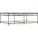 St. Armand Cocktail Table by Hooker Furniture. Made from acacia solids with round metal tube, metal sheet in a modern style.