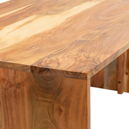 Umaid - 29422 by Surya in brown and naturalnatural. Made from top: wood, base: 100% wood in a modern style.