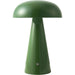 Umbra Accent Table Lamp by Surya in green, green, white and hand painted. Made from iron, metal in a unique style.