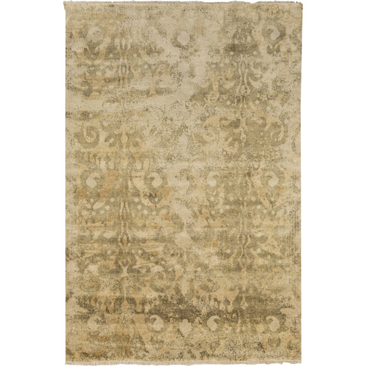 Uncharted Rug - 12340 by Surya in tan, light brown, olive, medium brown. Made from 100% wool in a unique style.