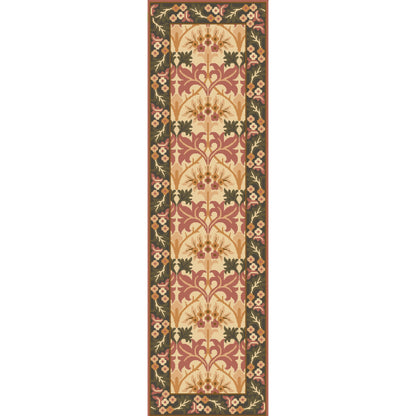 Uncharted UND-2007 Indoor/Outdoor Rug by Surya in light beige, black, burgandy, dusty coral, olive. Made from 100% wool in a unique style.