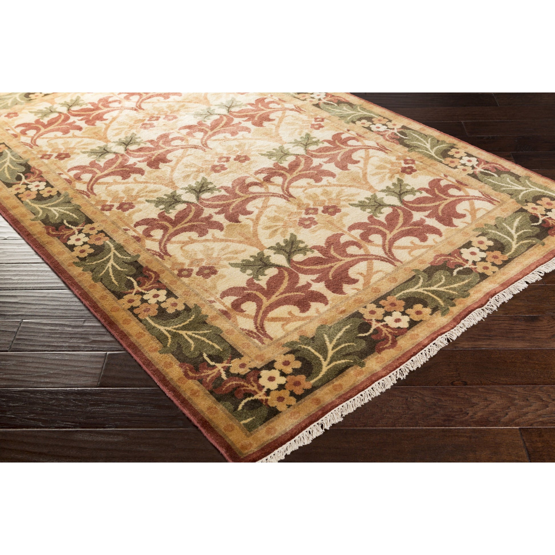 Uncharted UND-2007 Indoor/Outdoor Rug by Surya in light beige, black, burgandy, dusty coral, olive. Made from 100% wool in a unique style.