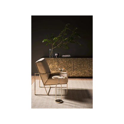 Modern Cosmo Credenza by Universal Furniture in pyrite, matte black. Made from unique in a unique style.