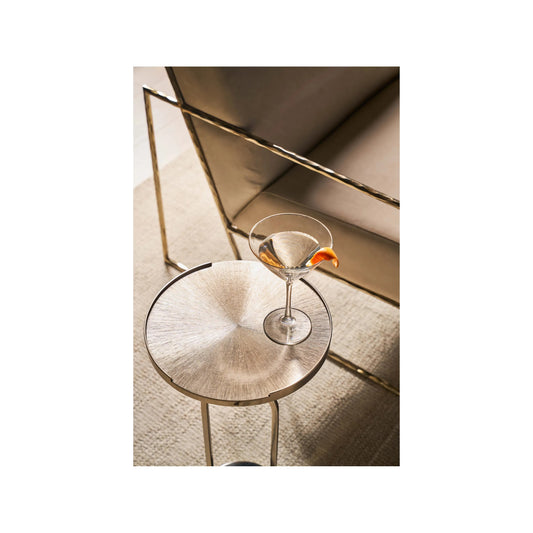 Modern Fawn Martini Table by Universal Furniture in champagne gold. Made from unique in a modern style.