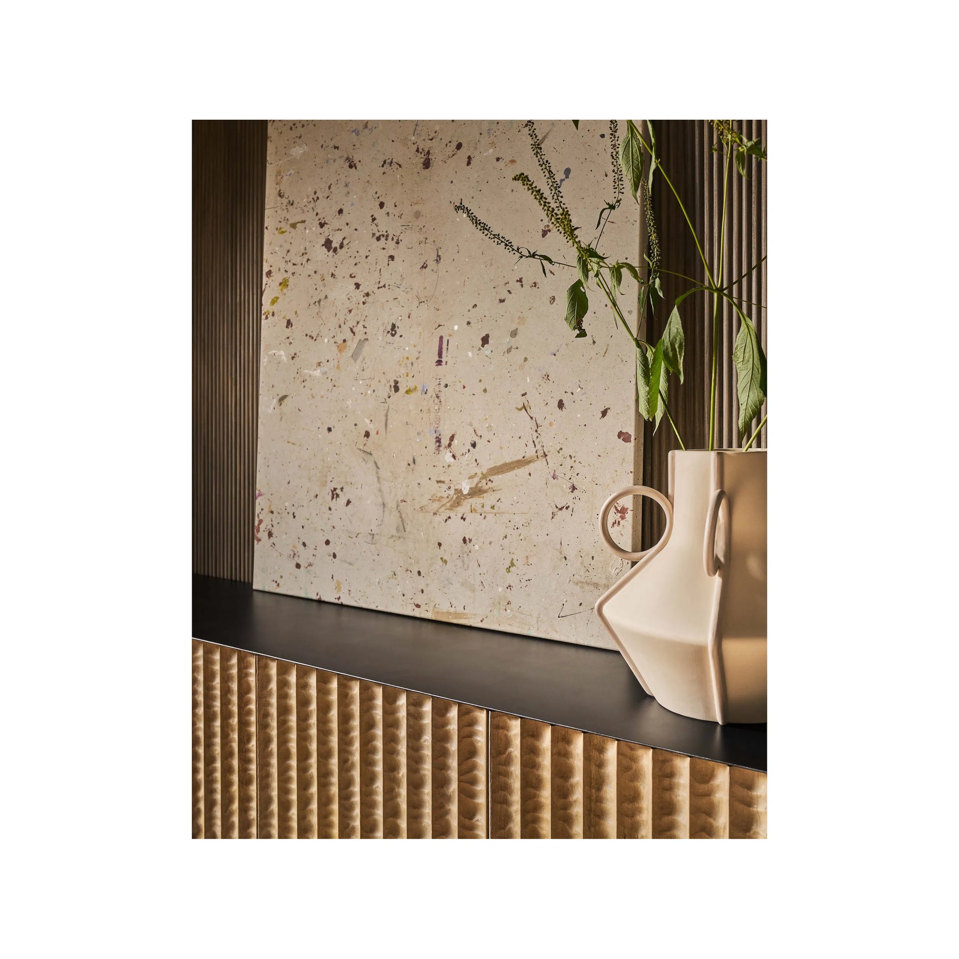 Modern Noir Credenza by Universal Furniture in natural. Made from unique in a unique style.