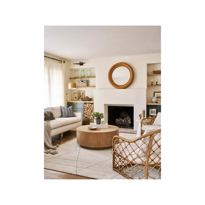 Weekender Lakeway Mirror by Coastal Living by Universal Furniture in natural rattan. Made from unique in a cottage & farmhouse style.