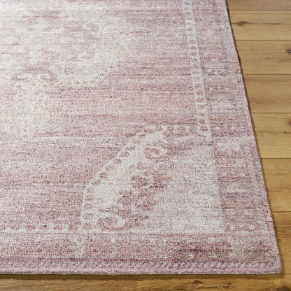 Unique UNQ-2317 Rug by Livabliss in dusty rose, blush, cream, mauve. Made from polyester in a unique style.