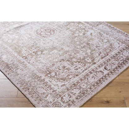 Unique UNQ-2320 Rug by Livabliss in taupe, ivory, dusty rose, sepia. Made from polyester in a unique style.