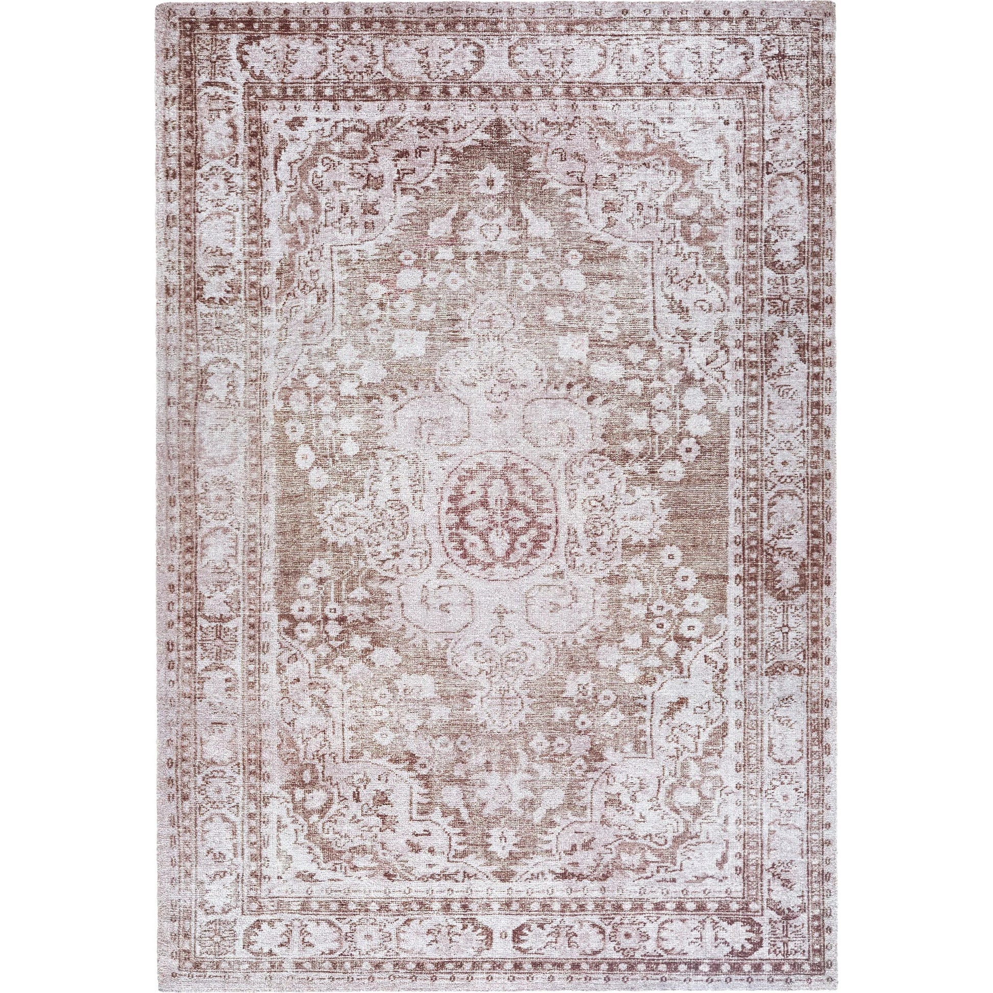 Unique UNQ-2320 Rug by Livabliss in taupe, ivory, dusty rose, sepia. Made from polyester in a unique style.