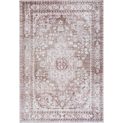 Unique UNQ-2320 Rug by Livabliss in taupe, ivory, dusty rose, sepia. Made from polyester in a unique style.