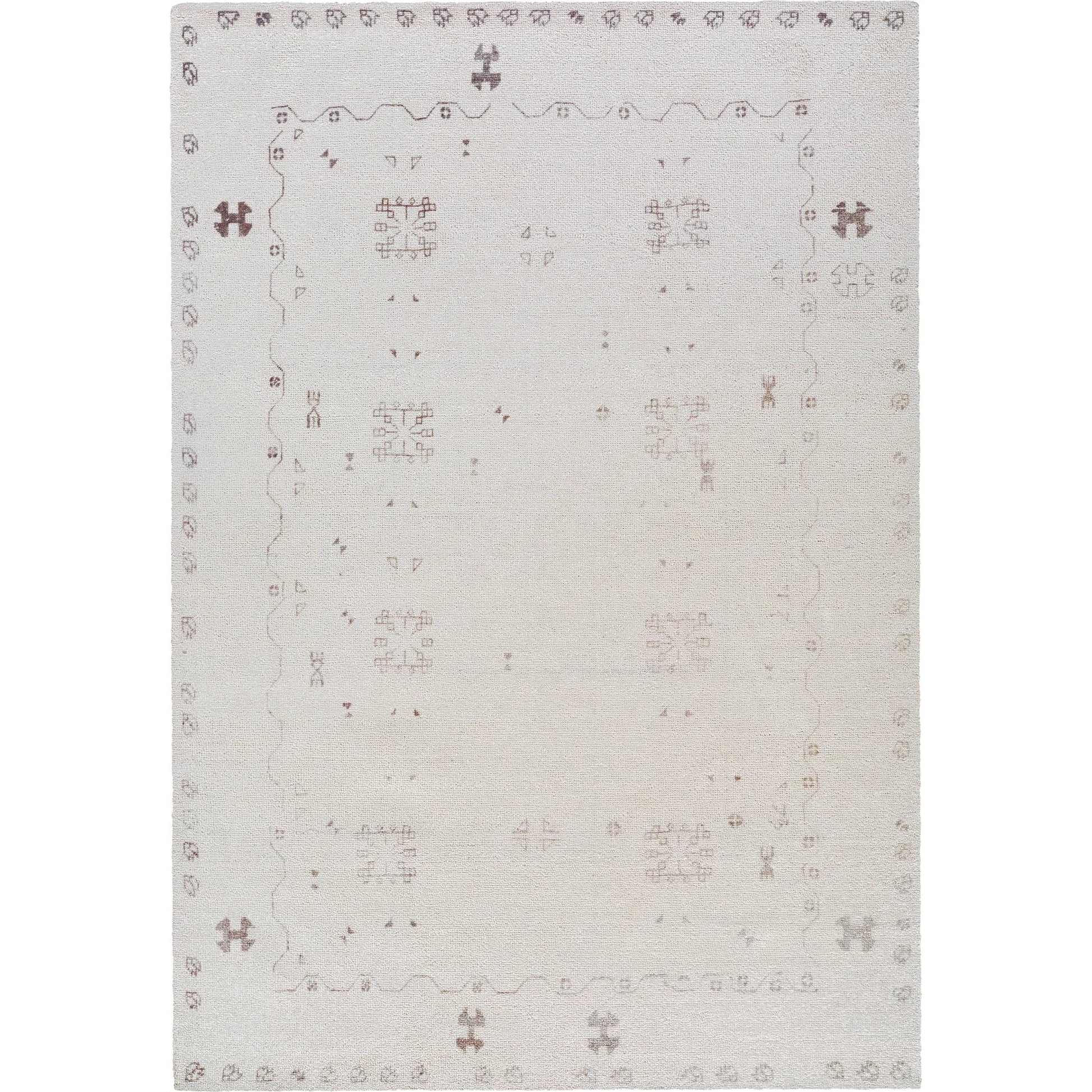 Unique UNQ-2322 Rug by Livabliss in ivory, taupe, sandstone. Made from polyester in a unique style.