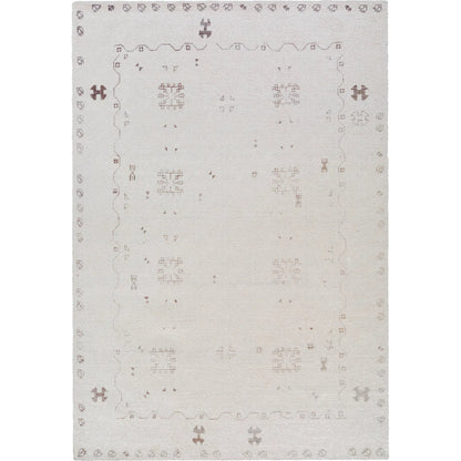 Unique UNQ-2322 Rug by Livabliss in ivory, taupe, sandstone. Made from polyester in a unique style.