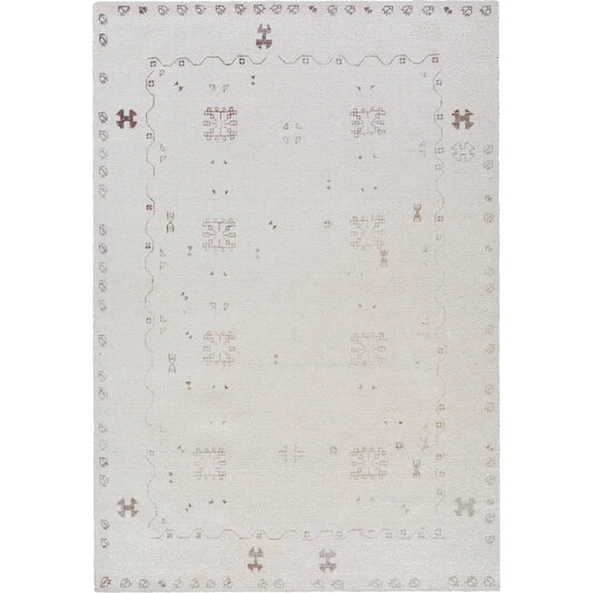 Unique UNQ-2322 Rug by Livabliss in ivory, taupe, sandstone. Made from polyester in a unique style.