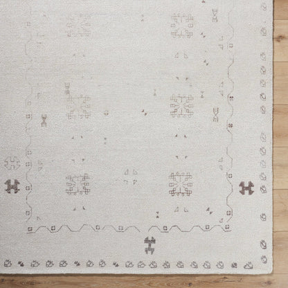 Unique UNQ-2322 Rug by Livabliss in ivory, taupe, sandstone. Made from polyester in a unique style.