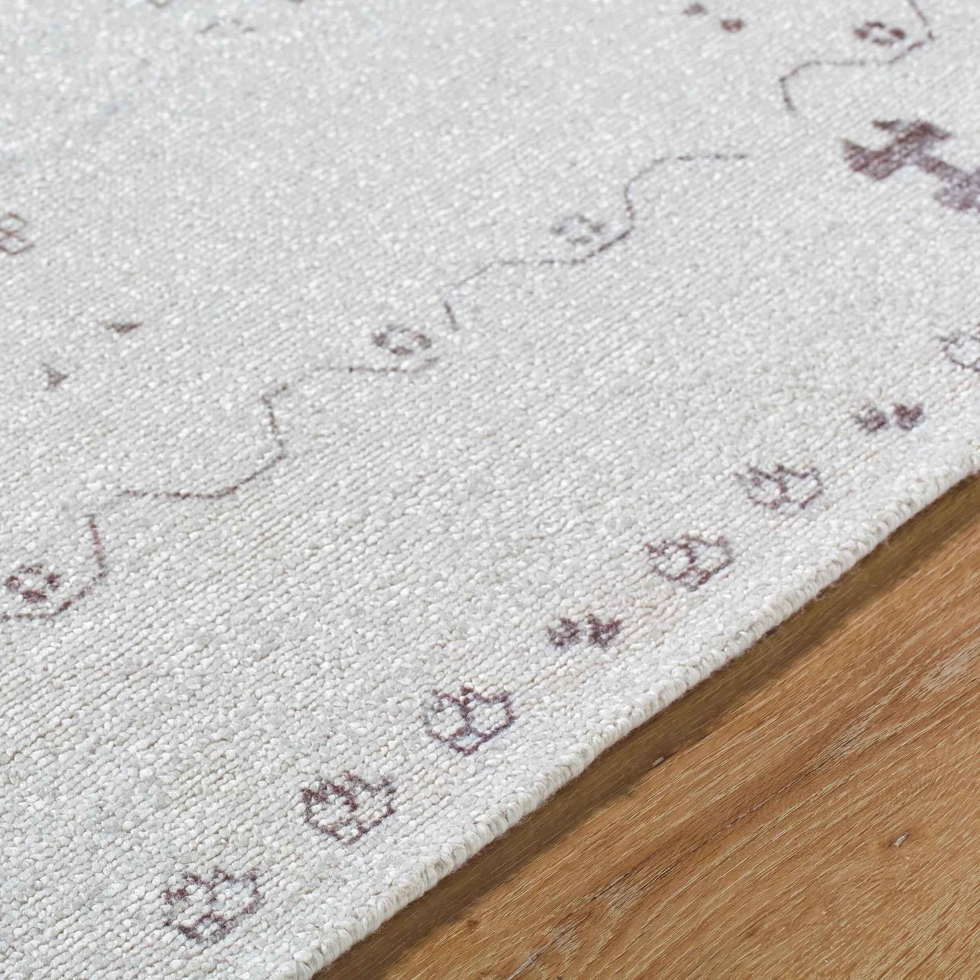 Unique UNQ-2322 Rug by Livabliss in ivory, taupe, sandstone. Made from polyester in a unique style.