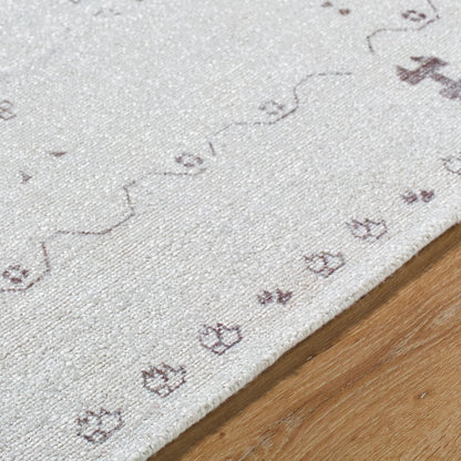 Unique UNQ-2322 Rug by Livabliss in ivory, taupe, sandstone. Made from polyester in a unique style.