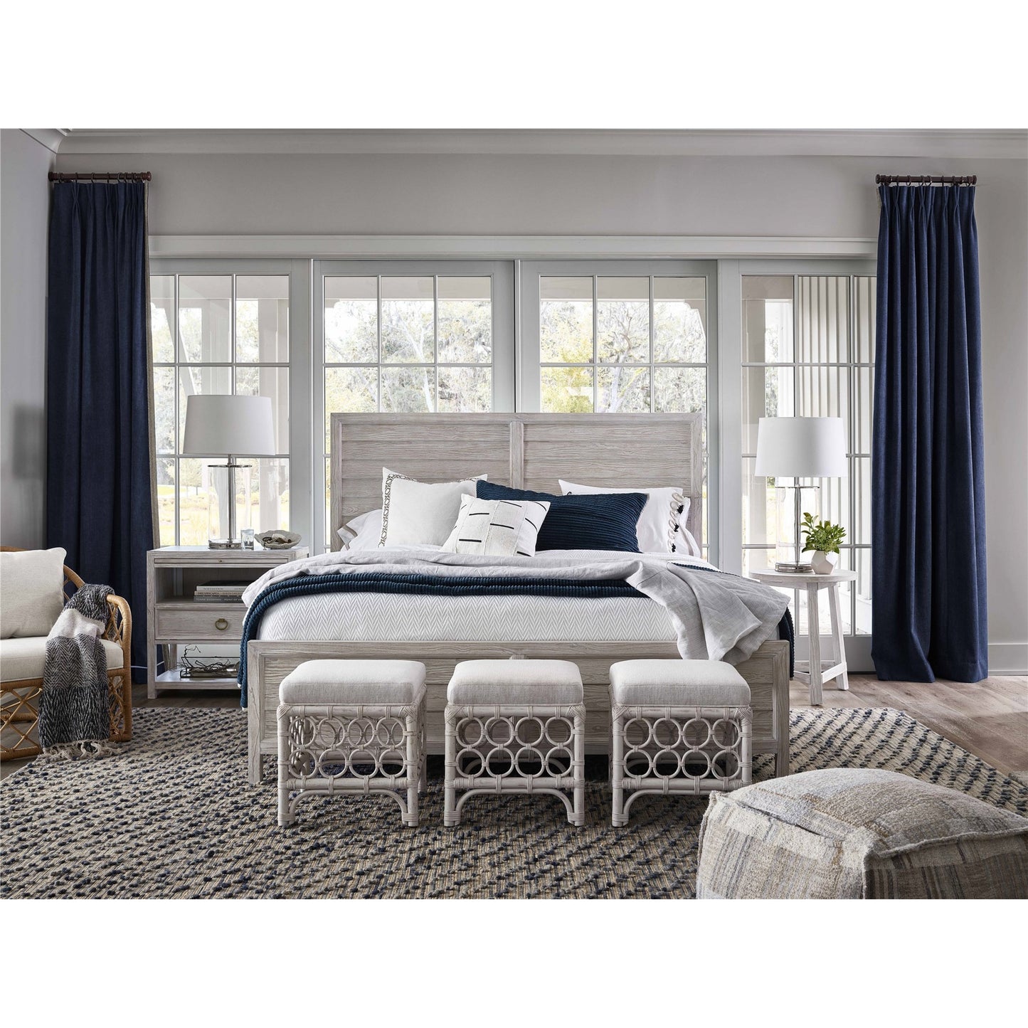 005 SI-1871219 | Lifestyle | Getaway Nightstand by Coastal Living by Universal Furniture in antique brass and sea oat. Made from unique in a transitional style.