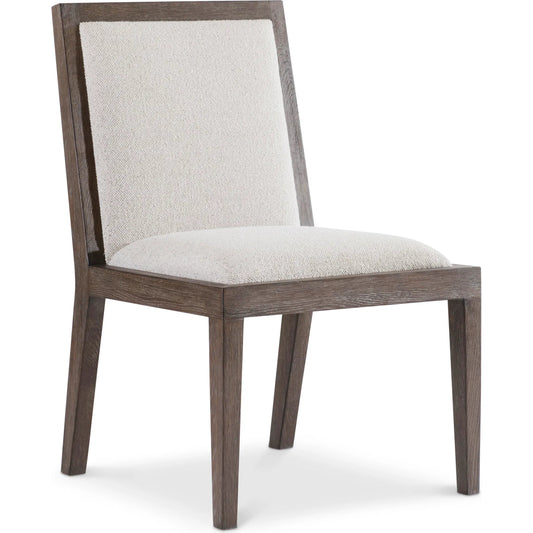 Outline Side Chair by Bernhardt in cassel. Made from wood, fabric in a unique style.