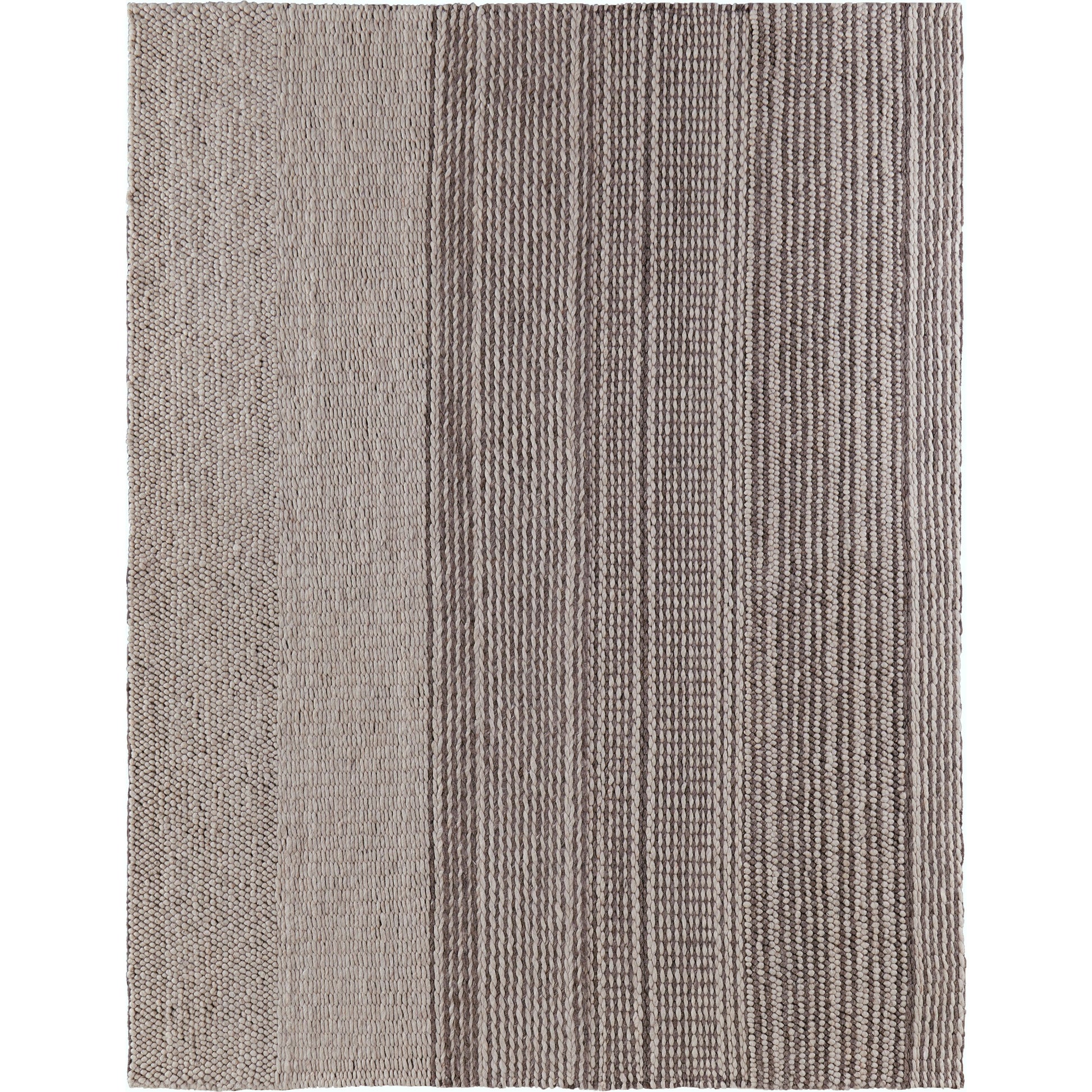 Hamden Stripes Rug - T19T8008 by Thom Felicia by Feizy Rugs in ivory, brown. Made from wool in a unique style.