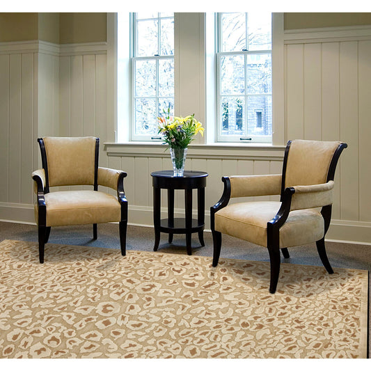 Saphir Casual Rug - 5123797F by Feizy in tan, brown. Made from unique in a unique style.