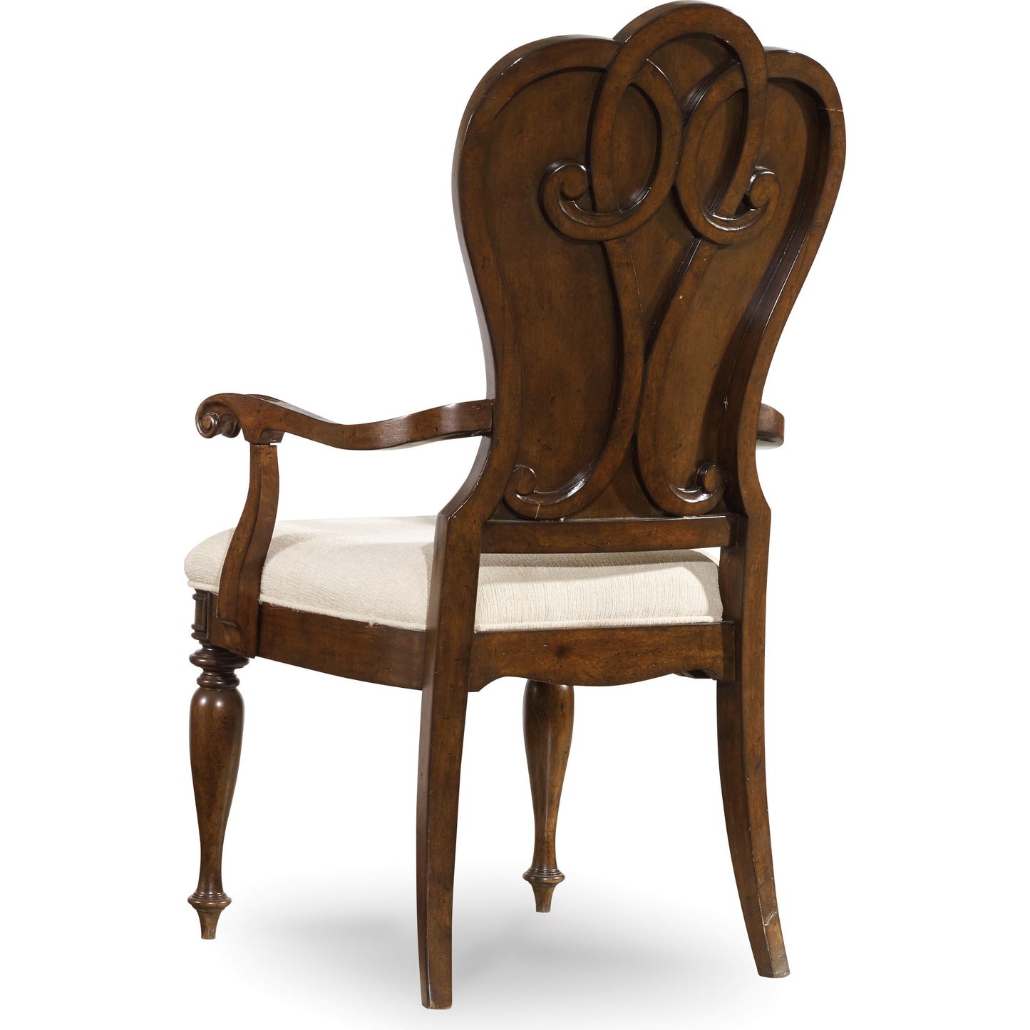 002 SI-1749120 | Additional Silo | Leesburg Upholstered Arm Chair (Set of 2) by Hooker Furniture in mahogany, alabaster. Made from mahogany veneers, fabric in a traditional style.