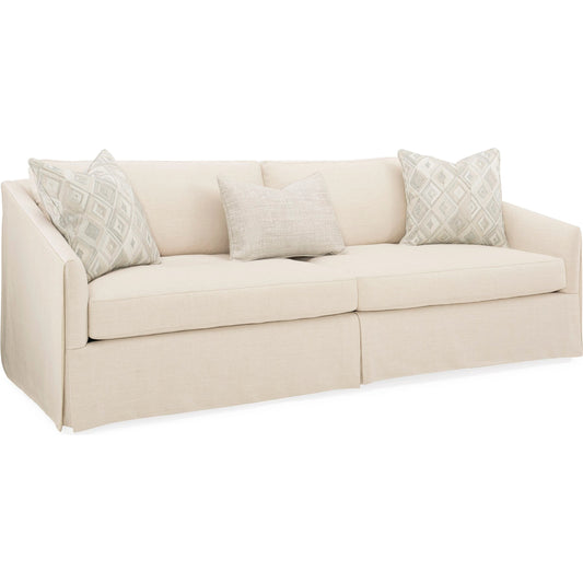 Casual Affair Sofa by Caracole. Made from birch in a cottage & farmhouse style.