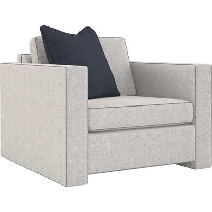 Welt Played Club Chair by Caracole in smokey taupe. Made from birch in a modern style.