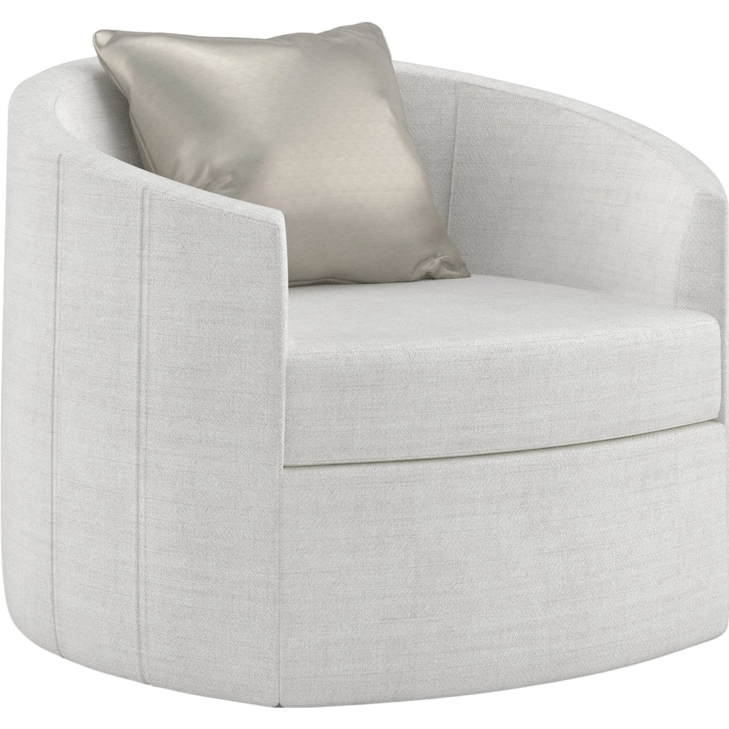 001 SI-1955955 | Primary Silo | You Complete Me Swivel Chair by Caracole in almost black. Made from birch in a modern style.