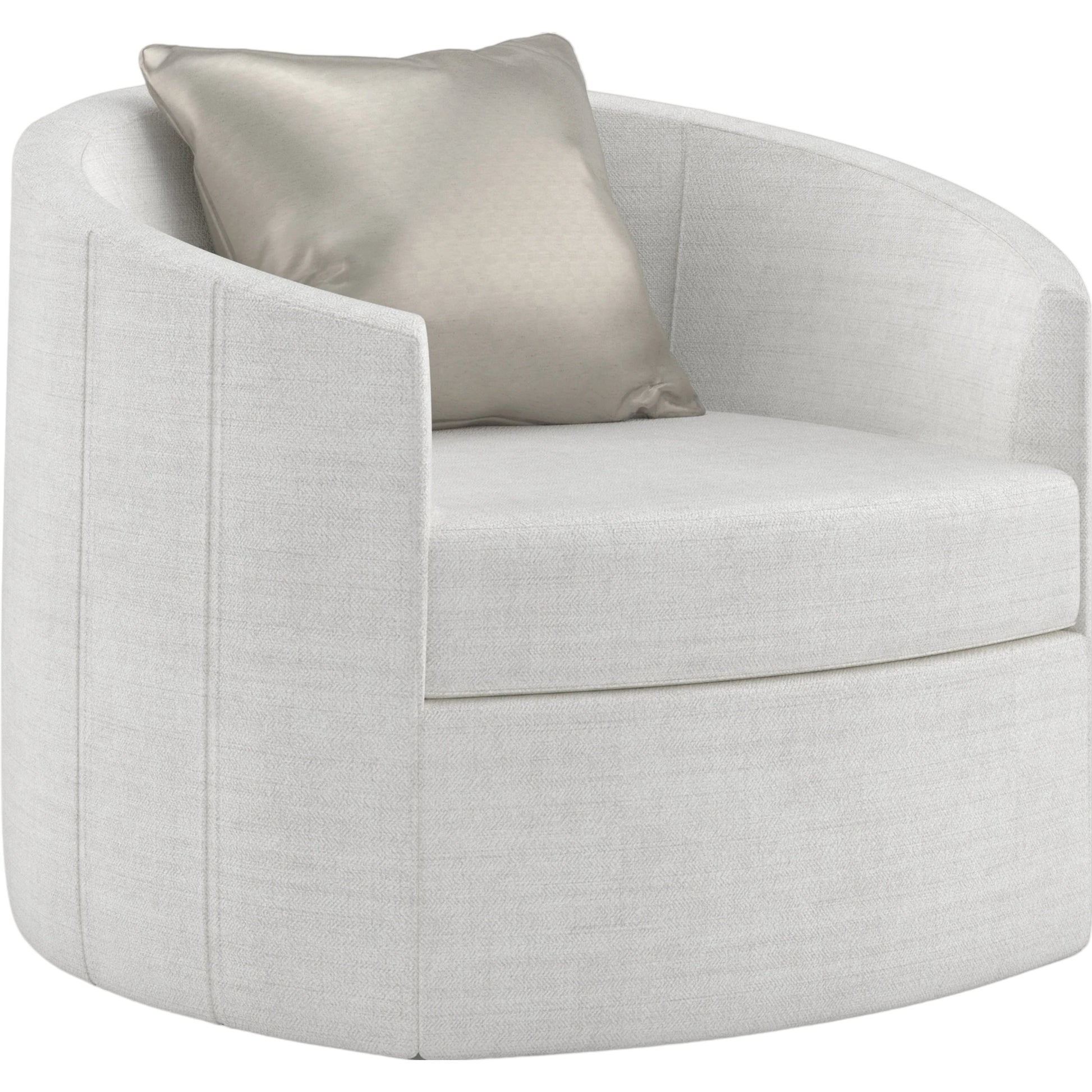 You Complete Me Swivel Chair by Caracole in almost black. Made from birch in a modern style.