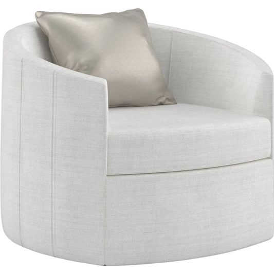 You Complete Me Swivel Chair by Caracole in almost black. Made from birch in a modern style.