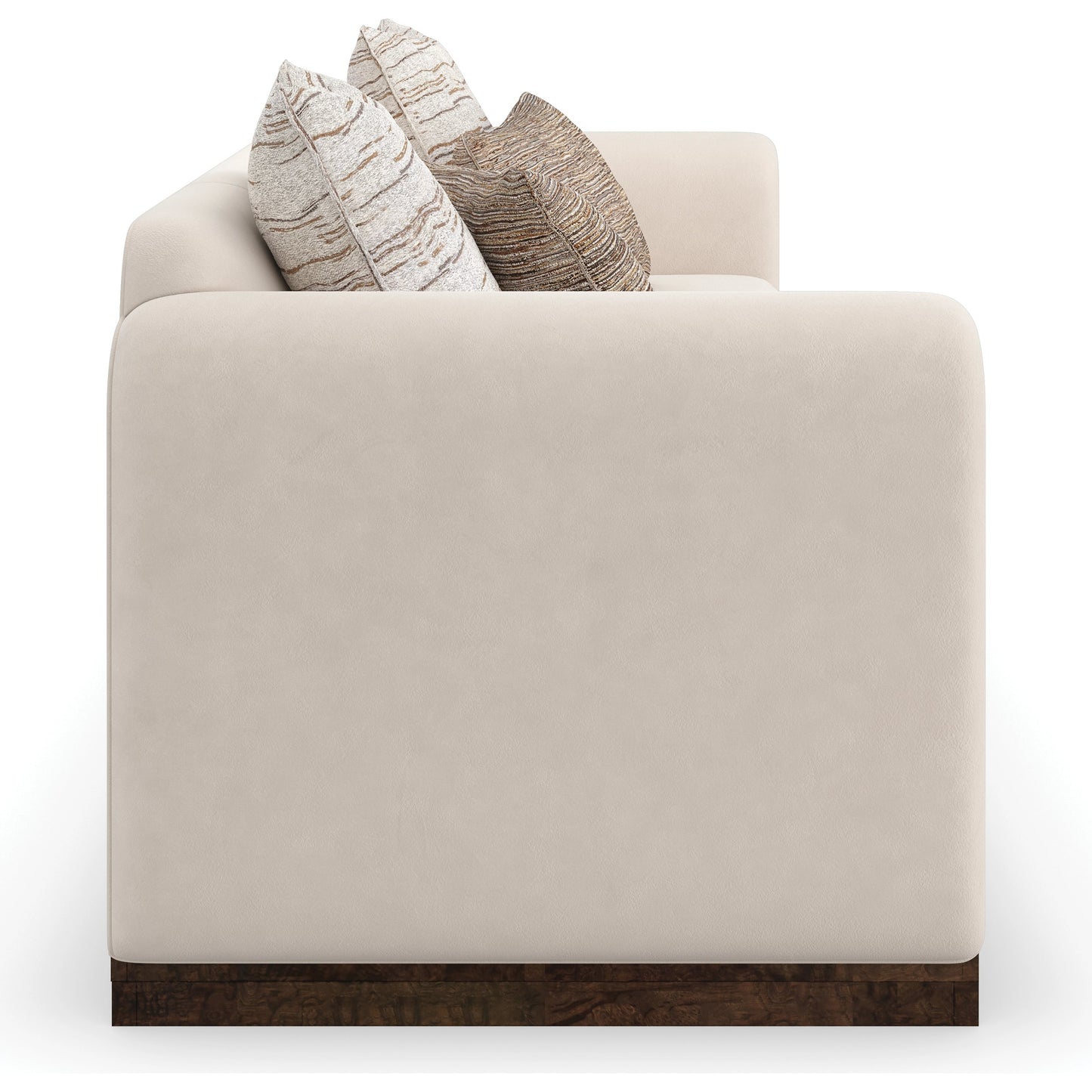 004 SI-2096015 | Additional Silo | Dimitri Sofa by Caracole in galway burl. Made from birch in a modern style.