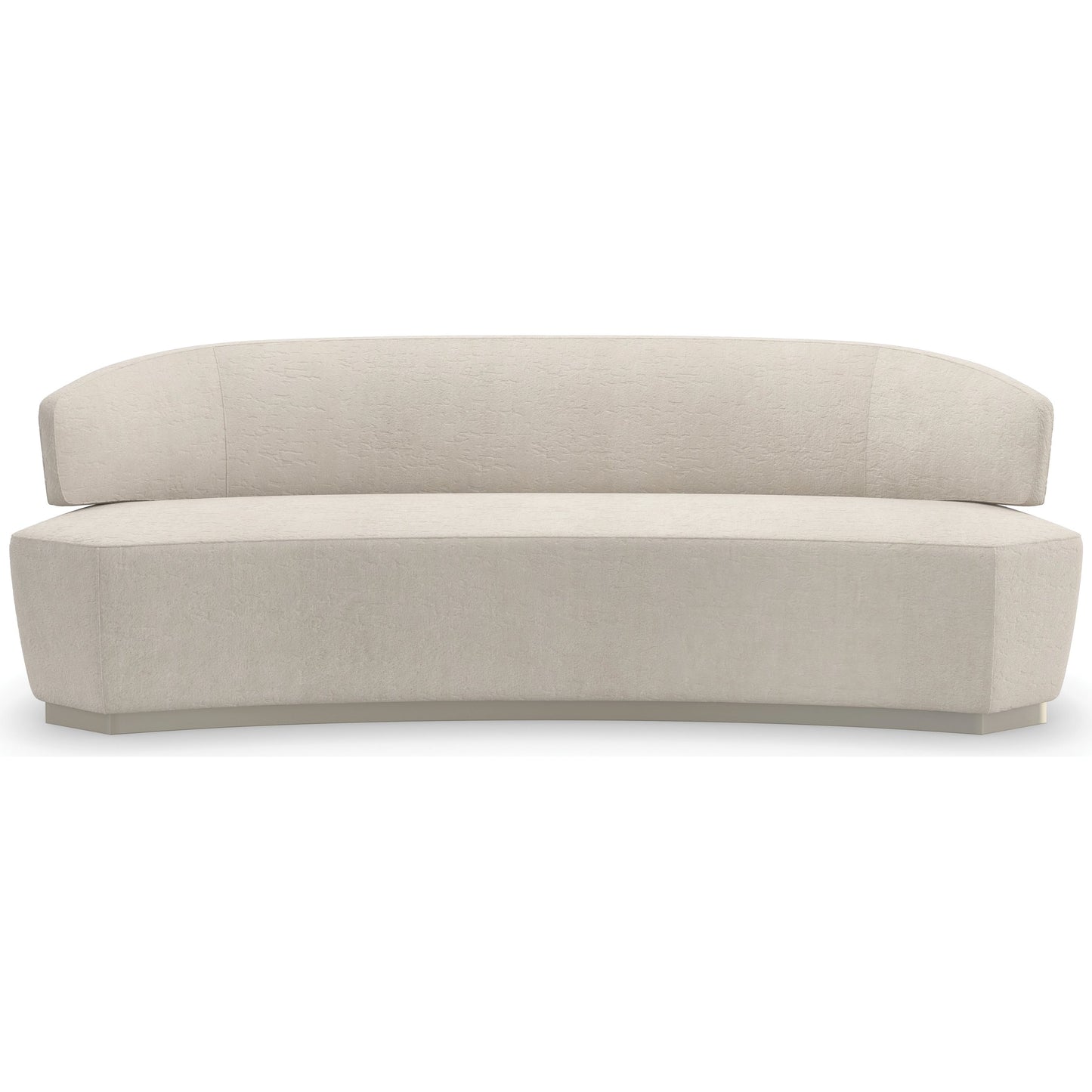 004 SI-2096017 | Additional Silo | Olympia Sofa by Caracole in ivory and sparkling argent. Made from birch in a modern style.