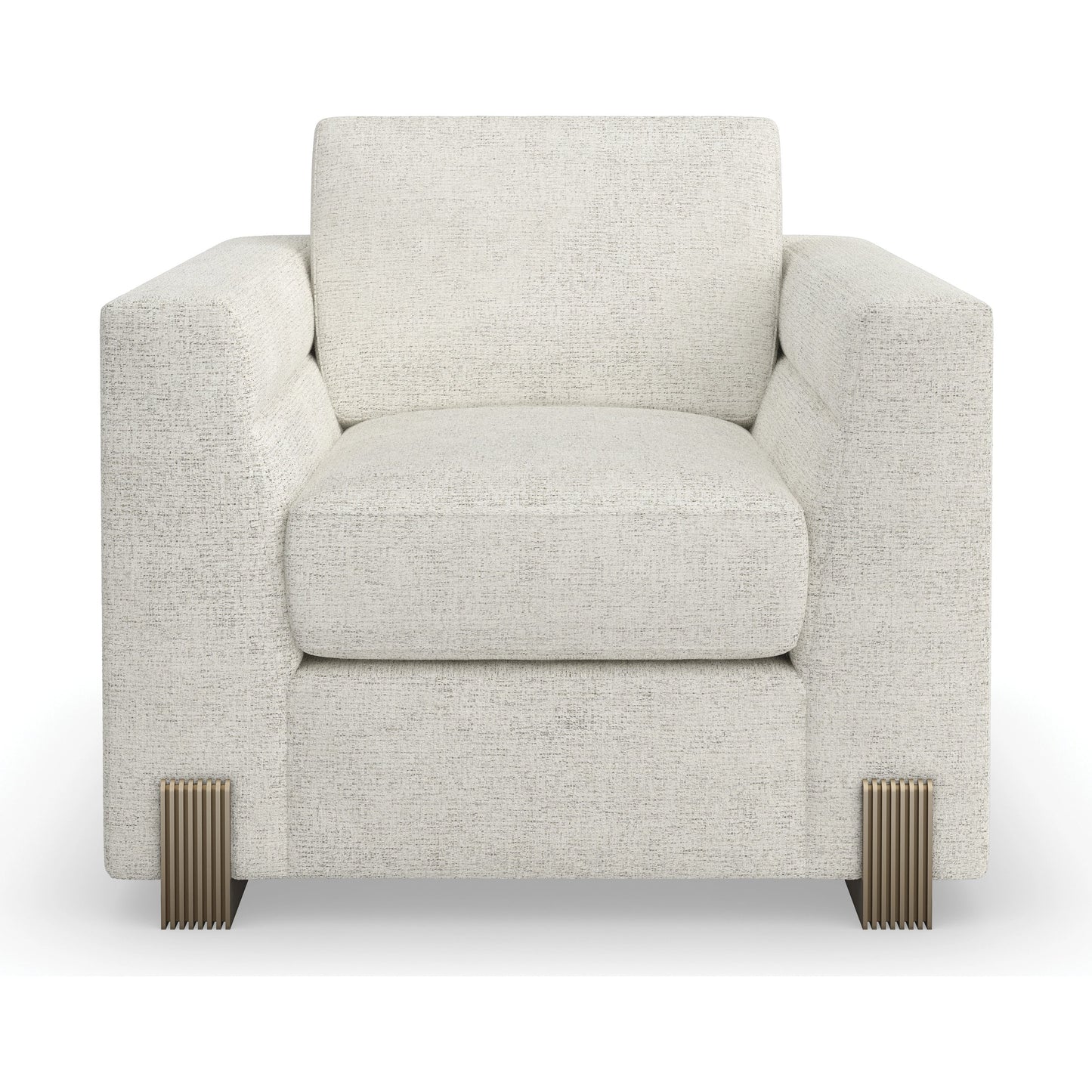 005 SI-2096019 | Additional Silo | Counter Balance Chair by Caracole in oatmeal and champagne gold. Made from metal in a modern style.