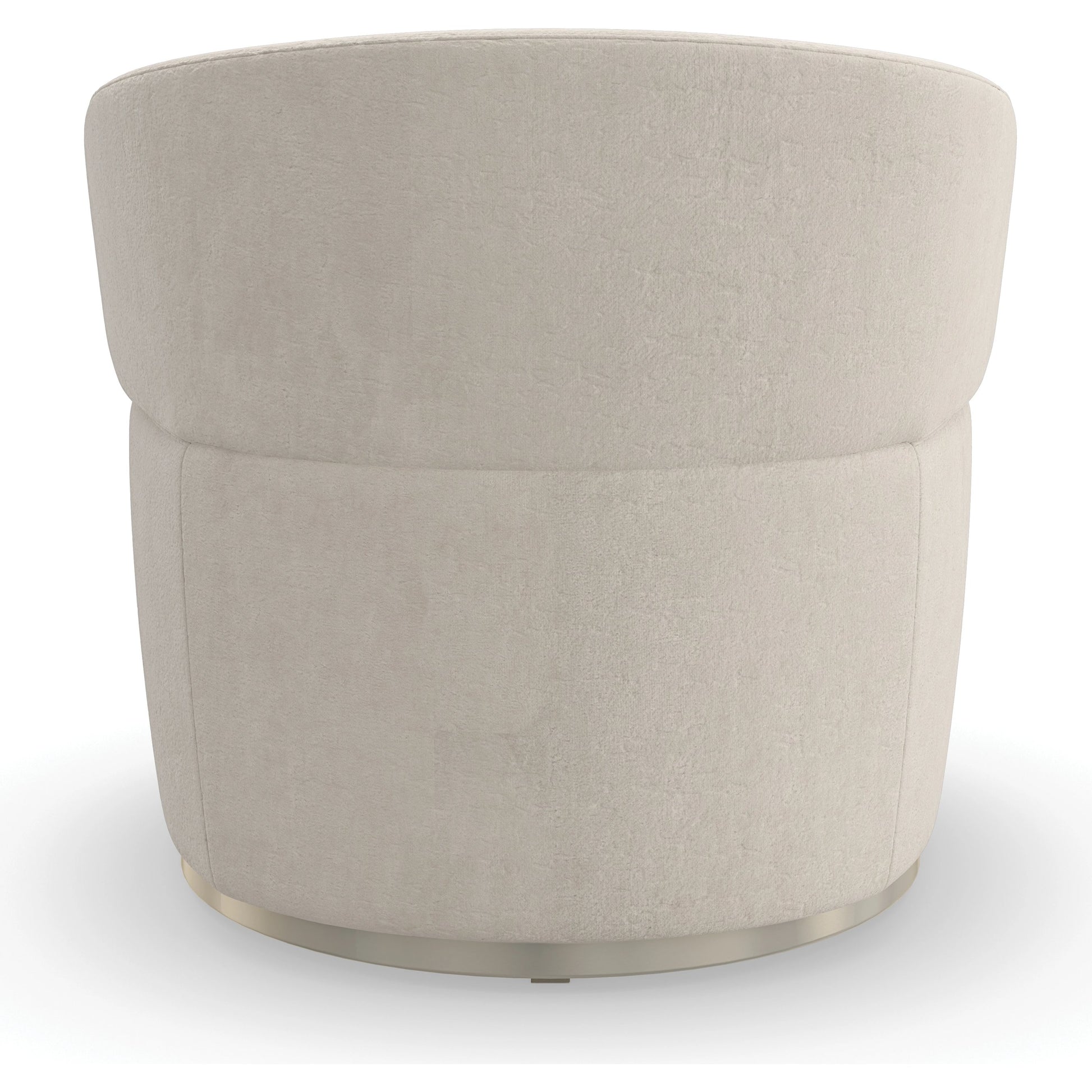 Olympia Chair by Caracole in ivory and sparkling argent. Made from birch in a modern style.