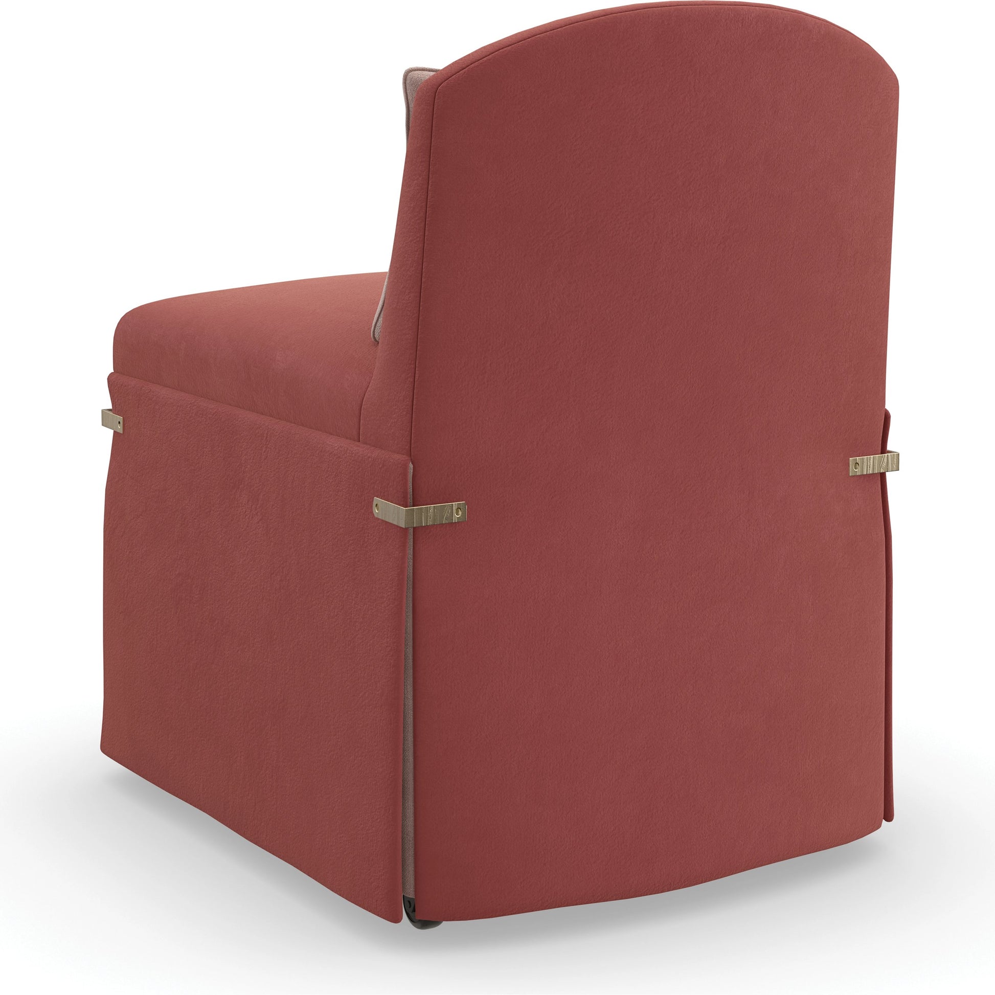Bustle Chair by Caracole in rose, gold. Made from unique in a modern style.