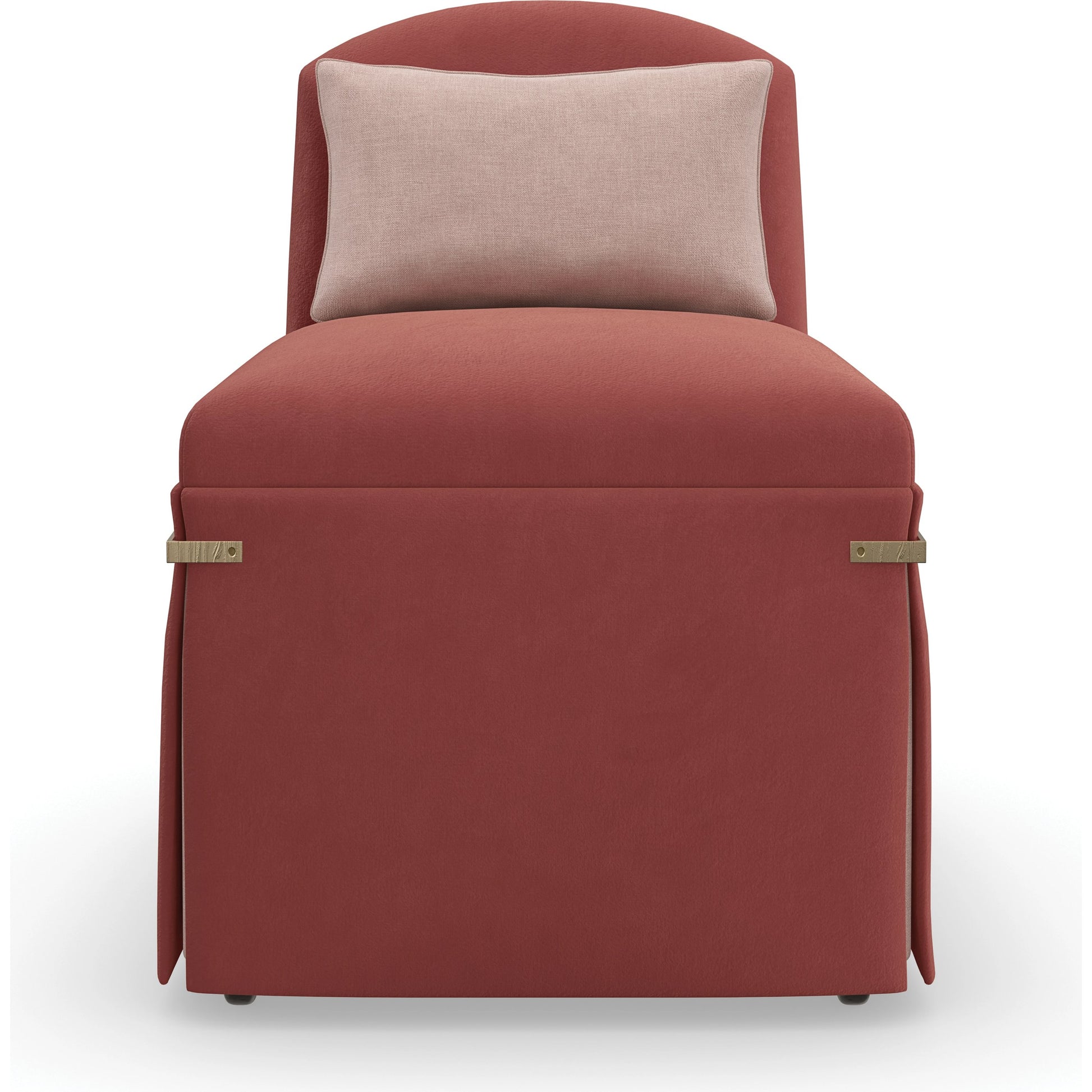 Bustle Chair by Caracole in rose, gold. Made from unique in a modern style.