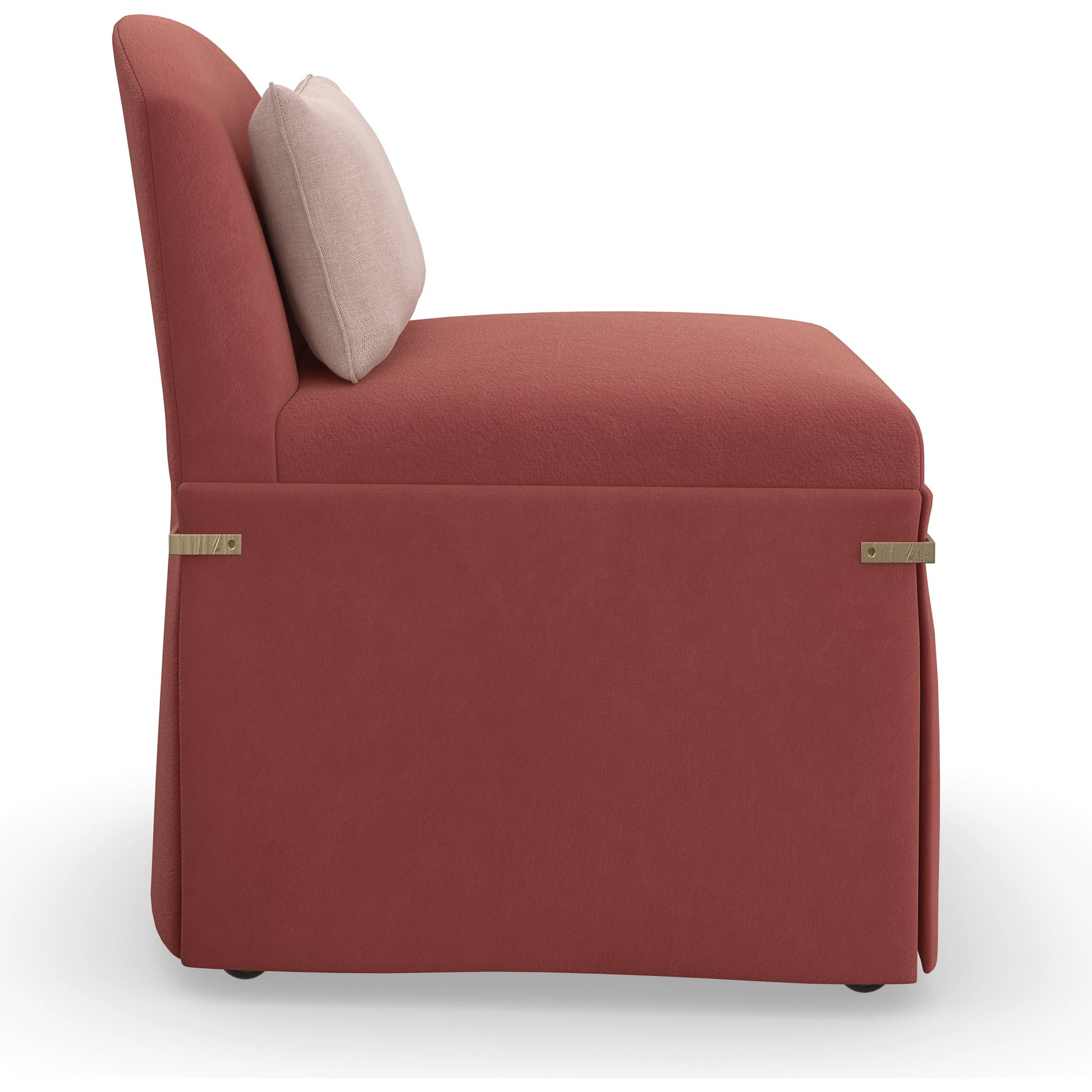 Bustle Chair by Caracole in rose, gold. Made from unique in a modern style.