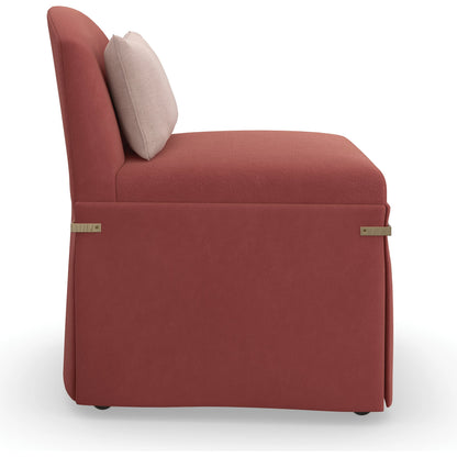 Bustle Chair by Caracole in rose, gold. Made from unique in a modern style.