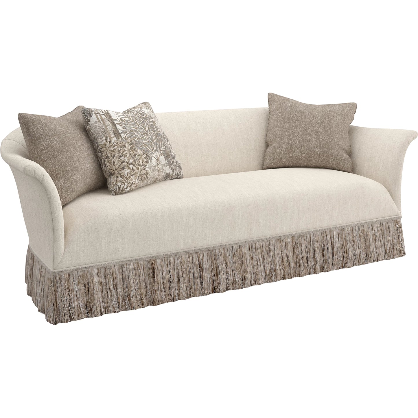 003 SI-2193897 | Primary Silo | Savoy Sofa by Caracole in chestnut. Made from asian hardwood in a transitional style.