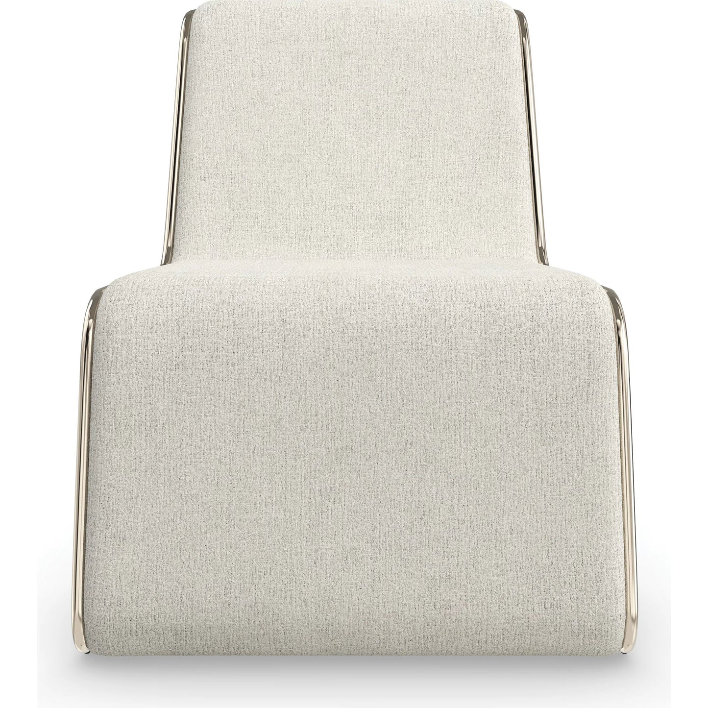 003 SI-2193902 | Additional Silo | Parallax Upholstered Chair by Caracole in whisper of gold. Made from metal in a transitional style.