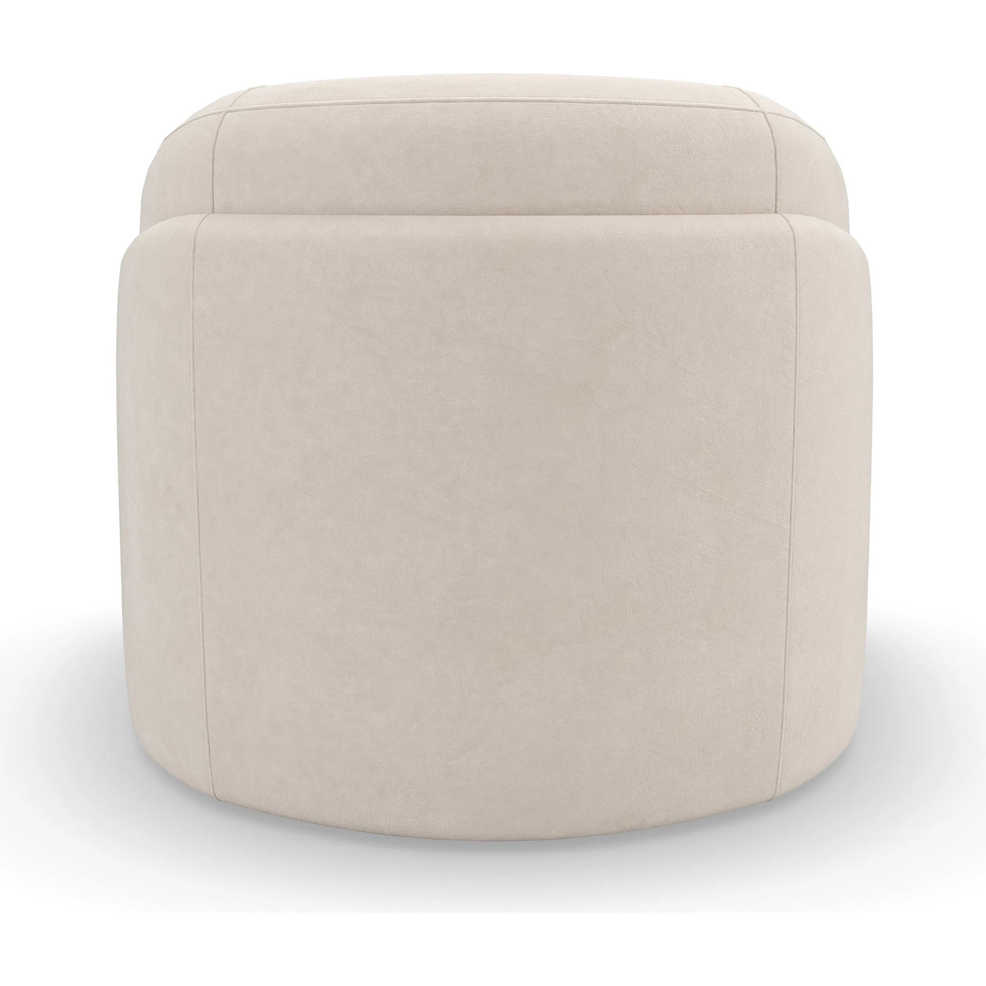 Movement Chair by Caracole in cream. Made from unique in a transitional style.