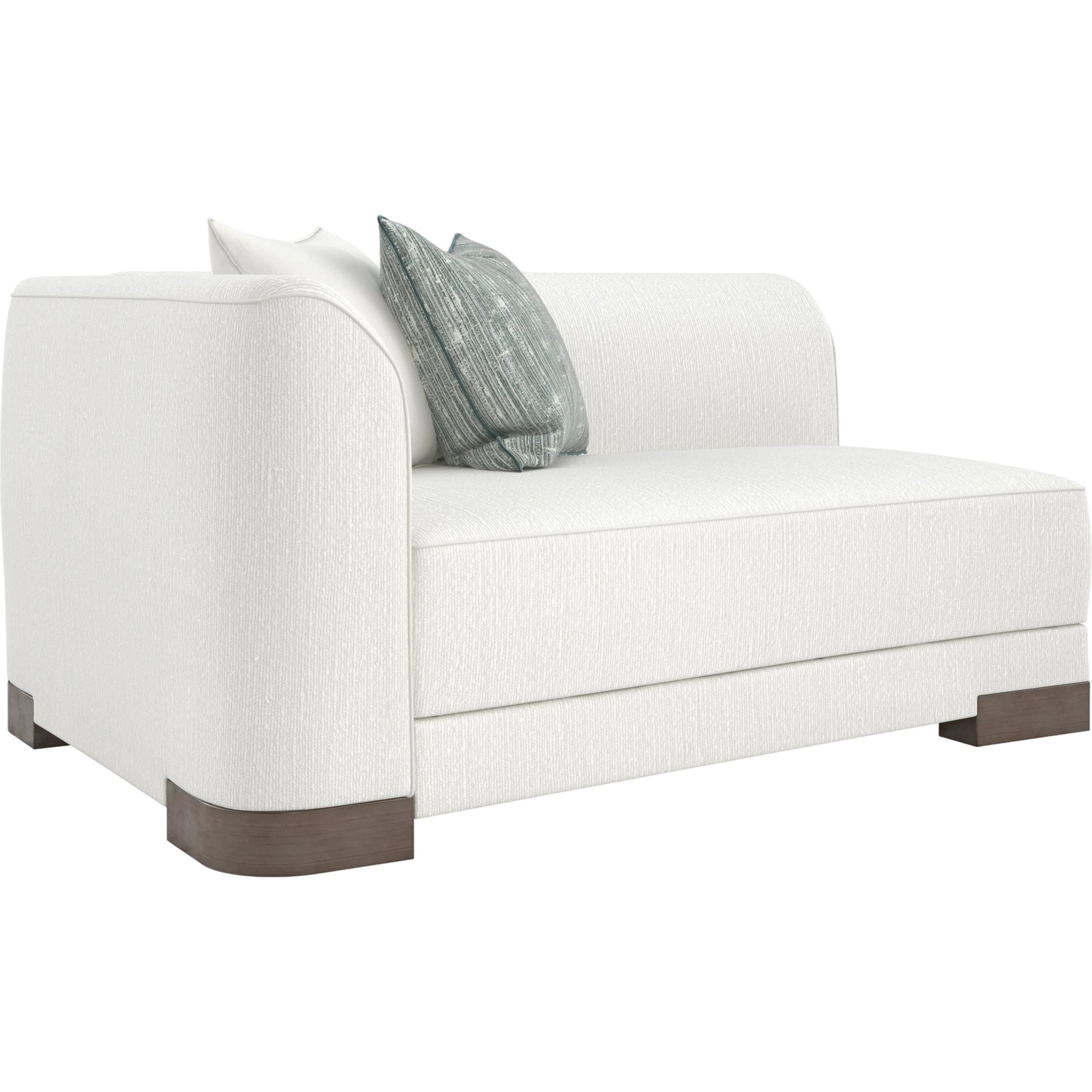 Lounge Around Modular Sectional by Caracole in french roast. Made from birch in a modern style.