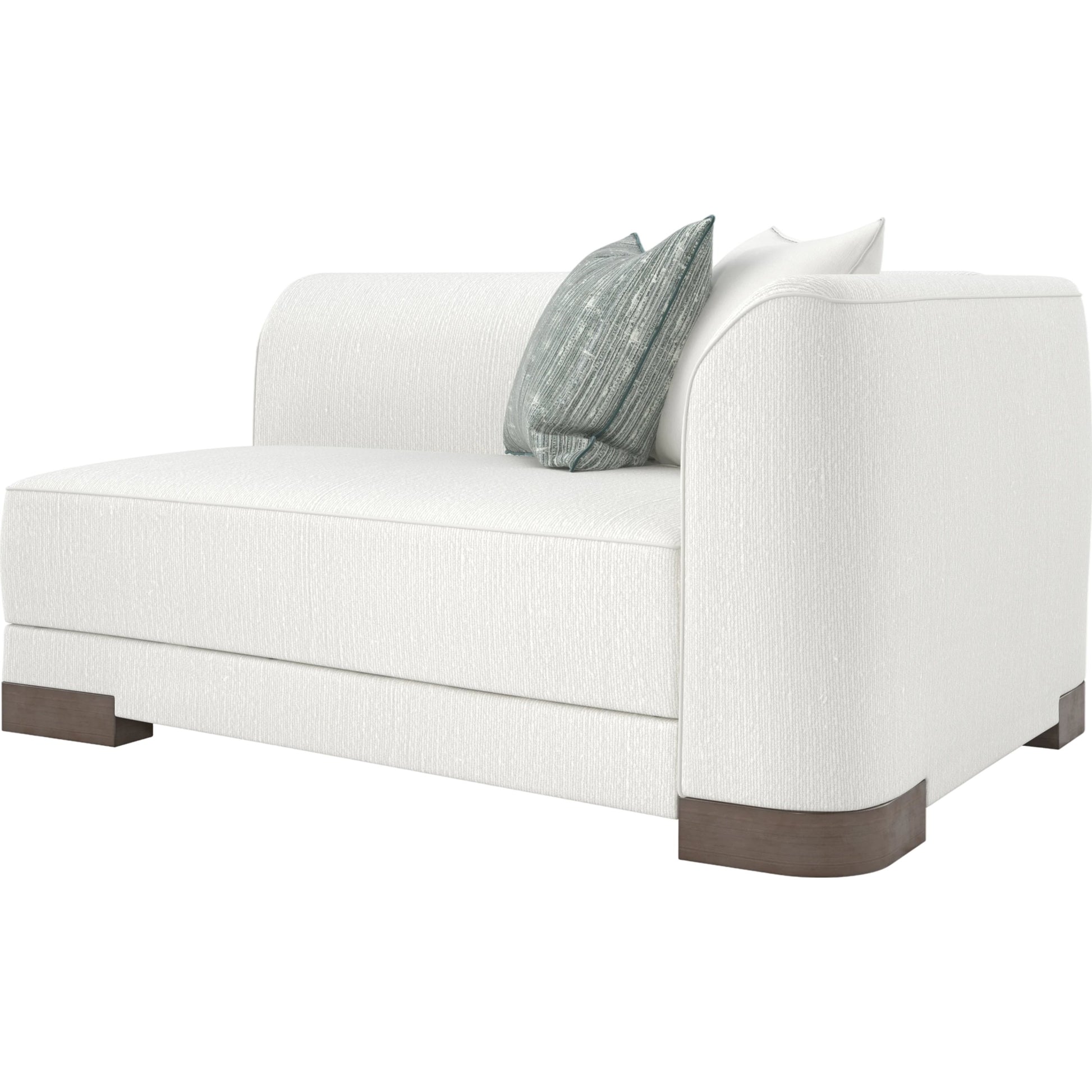 Lounge Around Modular Sectional by Caracole in french roast. Made from birch in a modern style.