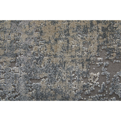 Cadiz Rug - 3888F by Feizy in taupe, gray, silver. Made from viscose, acrylic in a unique style.