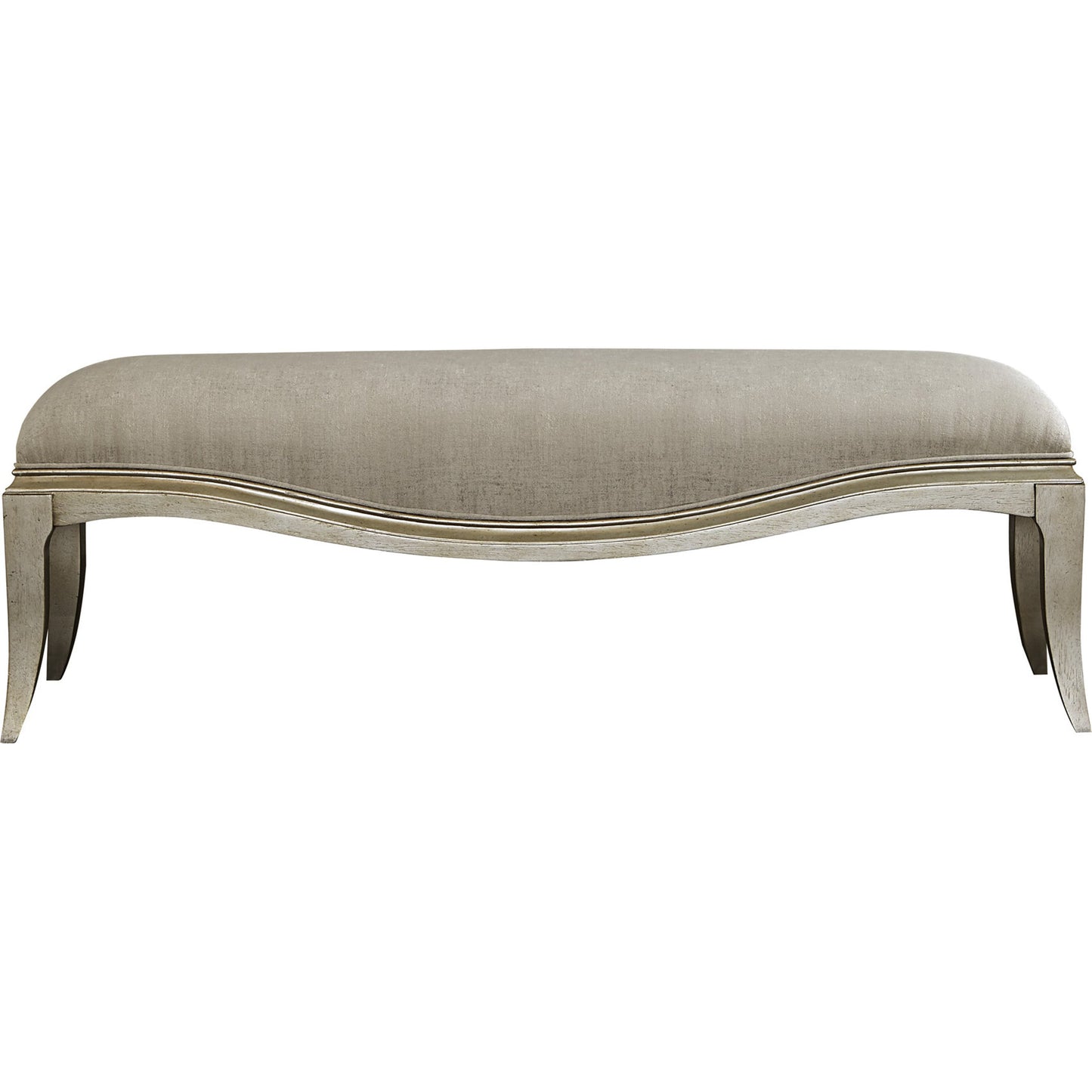 002 SR-882086 | Additional Silo | Starlite Bed Bench by A.R.T. Furniture in silver and peri. Made from parawood solids, primavera veneer in a transitional style.