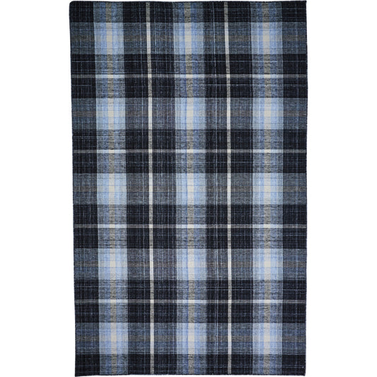 Crosby Transitional Plaid Rug - 0565F by Feizy. Made from pet in a unique style.